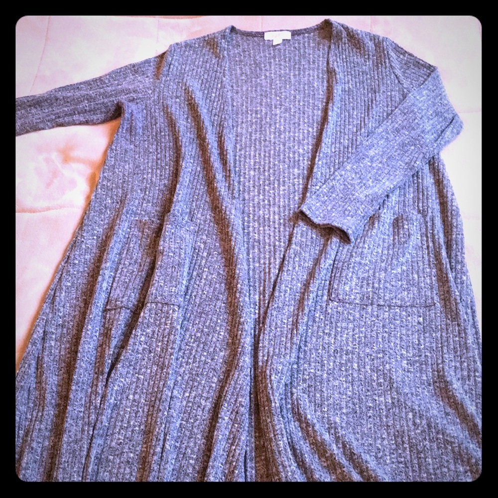 Medium Navy Blue & White LuLaRoe Sarah